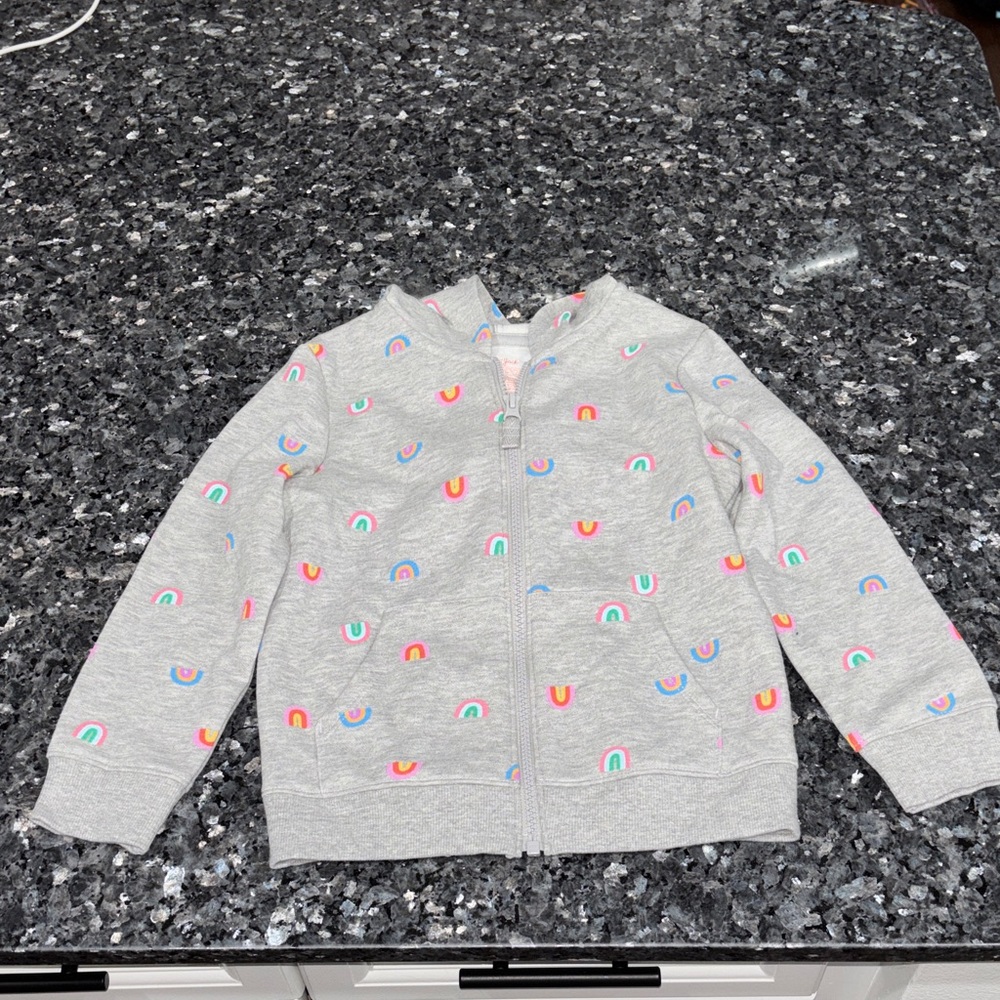 Cat & Jack Gray Jacket with Colorful Accents